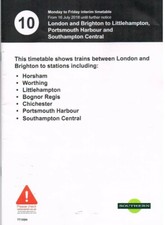 Southern TOC London Victoria Brighton Coastway west Portsmouth Harbour station 