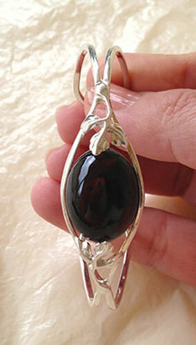 BALTISCHER HONIGGRÜN oder KIRSCHE BERNSTEIN STERLINGSILBER HANDGEFERTIGTES MANSCHETTENARMBAND - Bild 9 von 13