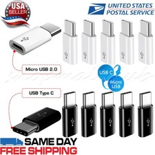 Lot Type-C Adapter to Micro USB data converter Connector Android Charger Cable