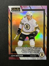 23-24 UD O-Pee-Chee Platinum Hockey Sunset Marquee Rookies 256 John Beecher