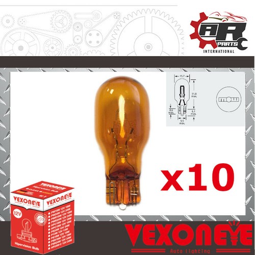 Connect Lucas Lampadina Laterale E Strumenti 12V 5W Ambra OE501A 10pc - Foto 6