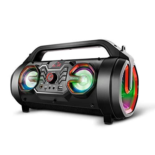 Portable Bluetooth Speaker with Subwoofer, Wireless Speakers with Booming