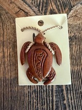 Koa Wood Sea Turtle Necklace