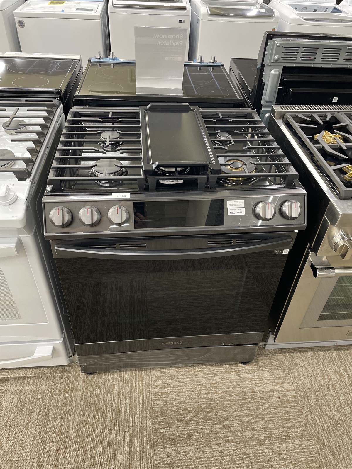 Samsung Gas Range NX60T8511SG 30" In Black Stainless eBay