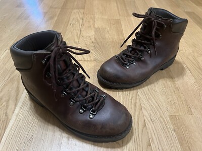 Alico Sport Trekking Tahoe Hiking Boots in Mocca. Size 8.5. Made In Italy.