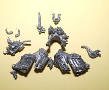 Citadel - Warhammer - Classic  Metal Mounted Champion of Khorne