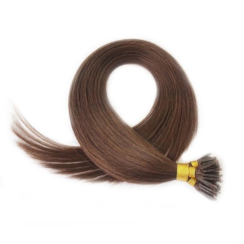 Invisible Nano Ring Beads Tip Hair Extensions100% Real Remy Human Hair Thick1g/s - Picture 22 of 110