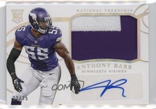 2014 Panini National Treasures Century Silver 22/25 Anthony Barr #265 Auto 06yt