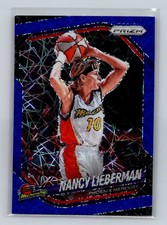 2025 Panini Prizm WNBA #34 Nancy Lieberman Blue Velocity Prizms