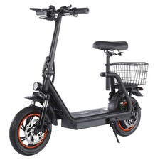 Tooins M2 Electric Scooter for Adults with Seat - Aerospace Aluminum Frame, 600W