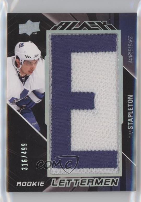 2009-10 Upper Deck UD Black Lettermen 316/499 Tim Stapleton #59 Rookie RC n1u