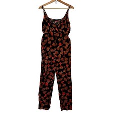 MINKPINK Floral Print Sleeveless Jumpsuit Medium