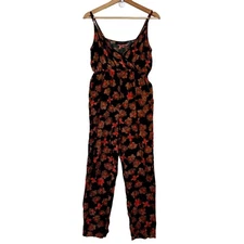 MINKPINK Floral Print Sleeveless Jumpsuit Medium