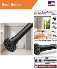 Heavy Duty Tension Shower Curtain Rod, 4283 in., Stay-in-Place