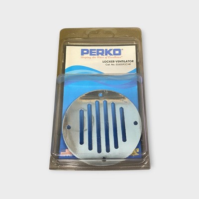 Perko 0330DP2CHR Locker Ventilator 3 1/4'' - New Old Stock - Free Shipping