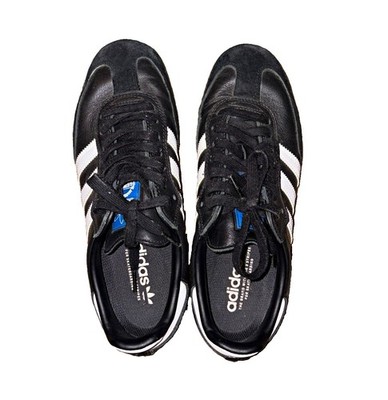 adidas Samba Black/White Low Top Lace-Up Men's Sneakers Rubber Outsole