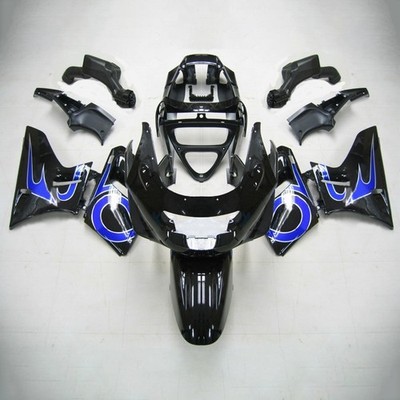 Amotopart Fairing Kit For Kawasaki ZZR400 1993-2007 ZZR600 1998-2003 Blue Black