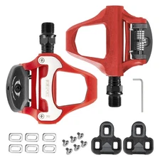 Road Bike Pedals Self-Locking Clipless Pedals with Look Keo Nylon Composite B...