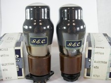 KT61 G.E.C.  coppia abbinata per Leak TL10, NOS nuova con scatola
