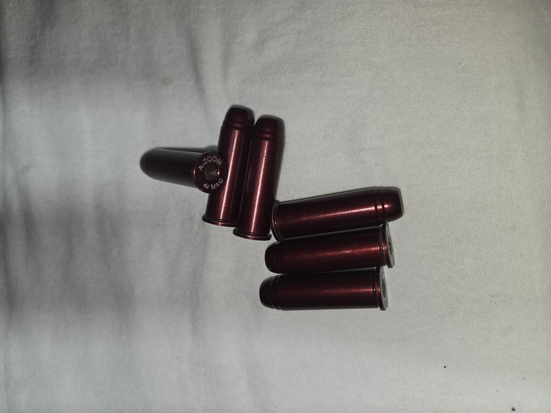 snap cap 44mag set of 6x dummies