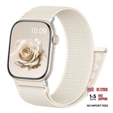 Nylon Sport Loop Band Compatible 38mm/40mm/41mm/42mm Series 11 10 Starlight