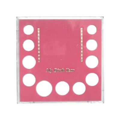 Pink Capital Plastics U.S 11-Coin Birth Year Set 2004-2005 w/ 5 Qtr & 2 Nickels