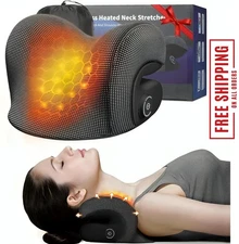 Pillow Massage Neck Hump, Pillow Traction Massager with Heat