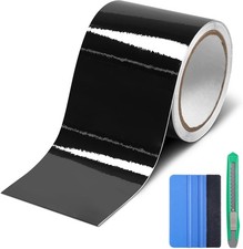 Chrome Delete Vinyl Wrap Kit High Gloss Black Window  Door Trim 4 Inche x 30 Ft