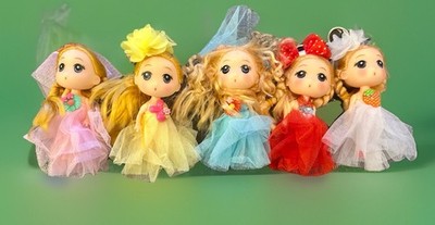Ddung Dolls Lot Of 5 Two With key Chains | eBay