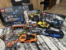 LEGO Technik Konvolut Kran Geländewagen Rennautos Bauanleitung