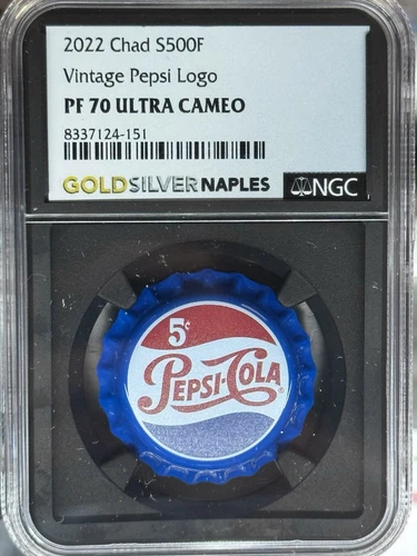 2022 Chad S500F Pepsi Logo PF 70 NGC