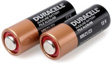 2 x Duracell MN21 A23 12V Alkaline Batteries  LRV08 K23A 23A E23A V23GA 12 Volt