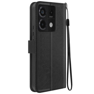 Redmi Note 13 Pro 5G Wallet Case Standfunktion mit Handschlaufe
