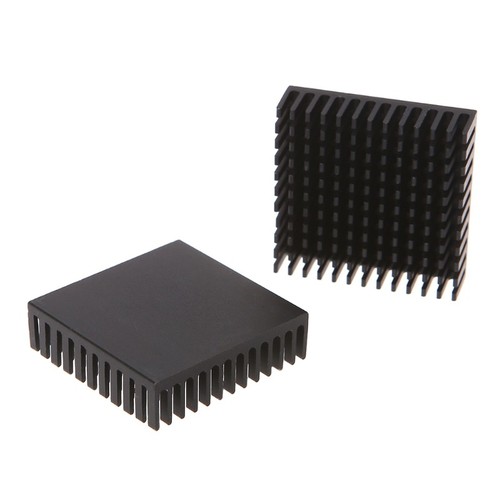 Aluminum Heatsink Extruded Black Radiator Heat Sink 40x40x11mm For Electronics - Afbeelding 6 van 8