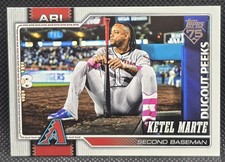 2026 Topps Series 1 Celebration - Ketel Marte #257 Dugout Peeks