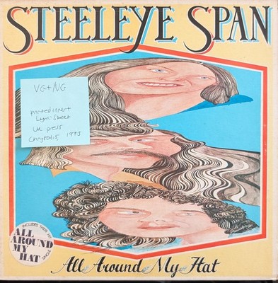 Steeleye Span All Around My Hat Vinyl Record VG+/VG CHR 1091 1975