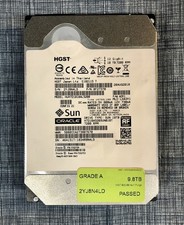 Oracle/SUN HGST 10TB 12Gb/s SAS HDD H7210A520SUN010T 96.2% Health Grade A