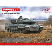 Leopard 2A6 Armed Forces Of Ukraine Kit 1:72 Icm Kit Mezzi Militari -D- Neues Mo