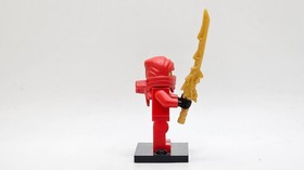LEGO minifigure Kai DX njo0009 Ninjago Golden Weapons 2254 2507 2518 red ninja