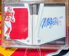 2019 Mecole Hardman Jr Rookie Patch Blue Ink Auto RPA Chiefs Super Bowl Era 🔥