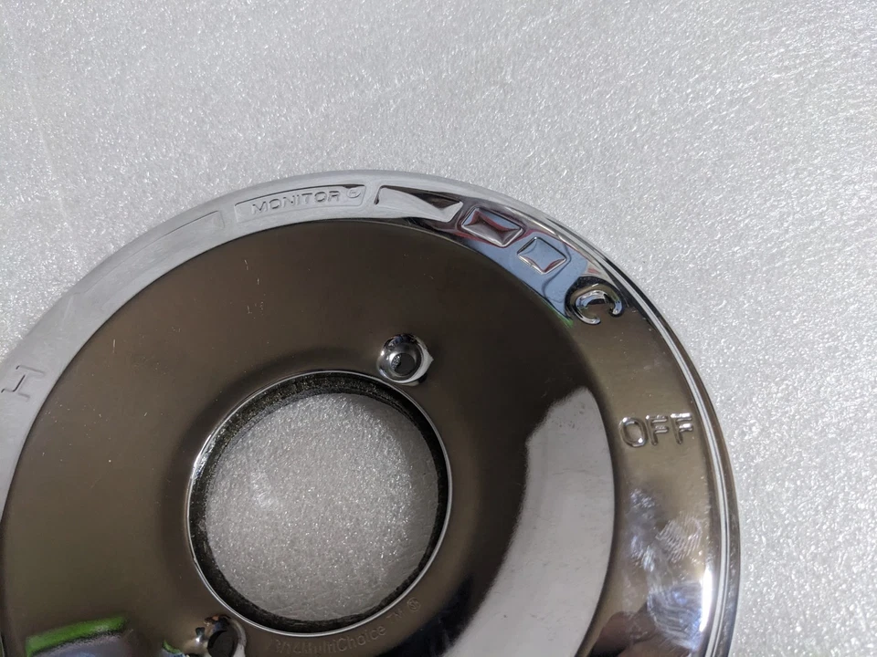 DELTA Monitor 13 /14 Series COVER PLATE ONLY CHROME MINT COND  - Image 2 of 4