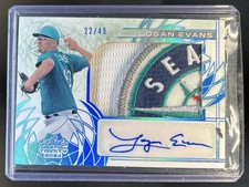 2024 Leaf Trinity Logan Evans Patch Auto Platinum #/49