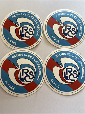 4 RC Straßburg Elsass Französische Ligue 1   Fußballverein Neuwertig Aufkleber 6cm x 6cm