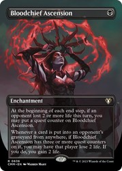 Bloodchief Ascension (Borderless) #636 Commander Masters MTG