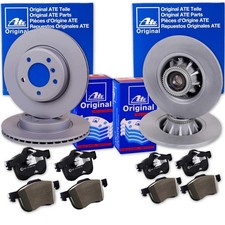 ATE BREMSSCHEIBEN + BELÄGE VORNE + HINTEN passend für RENAULT MEGANE 3 FLUENCE
