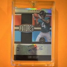 Panini Legacy Futures Dual Patch Auto Tank Bigsby Jaguars Silver /249