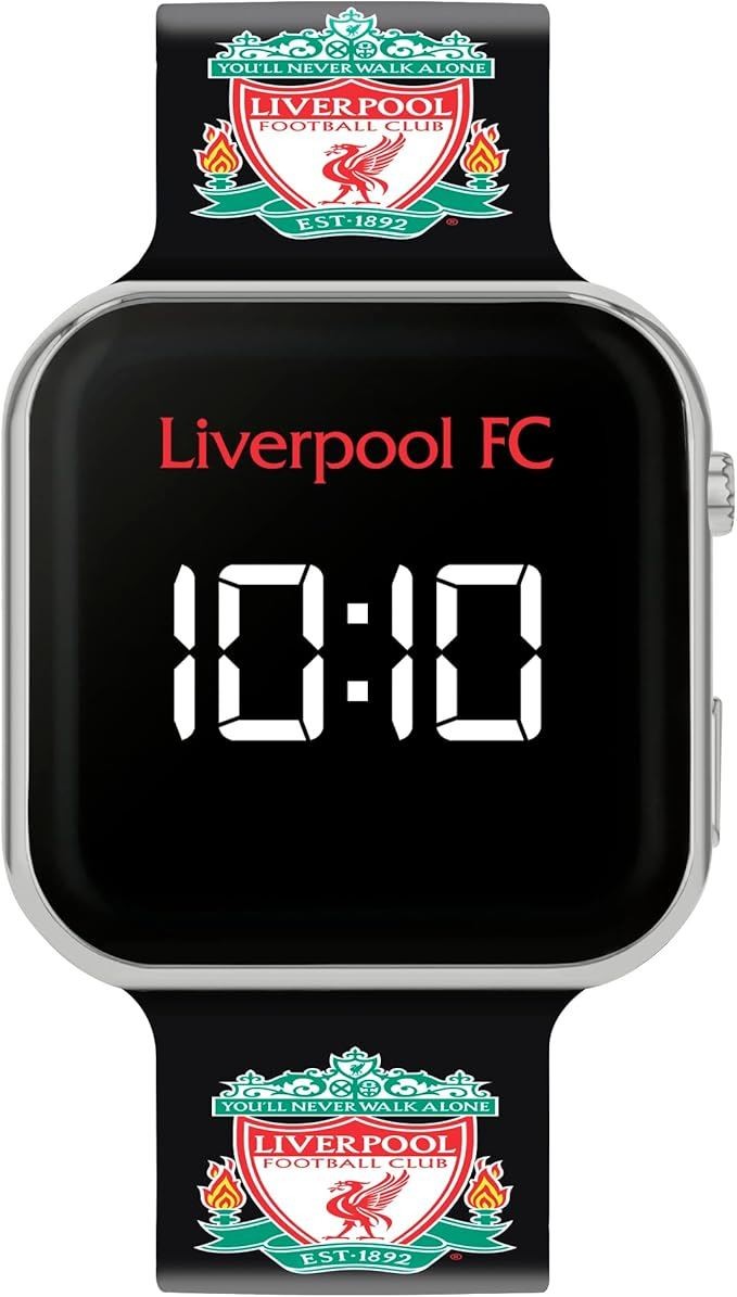 Peers Hardy - LED Cinturino Orologio - Ufficiale Liverpool Football Club Nero