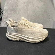 HOKA One One Clifton 9 Shoes Womens Size 10 Shifting Sand Running Cushioned Road