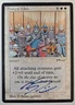 MTG ARMY OF ALLAH Arabian Nights Signed Card Brian Snoddy LP