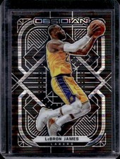 2020-21 Panini Obsidian LeBron James Electric Etch Asia #49 Lakers